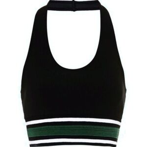 TOPSHOP Varsity Halter Top
